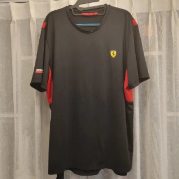 Ferrari Scuderia T Shirt Black & Red Size XL NWOT - Picture 1 of 11